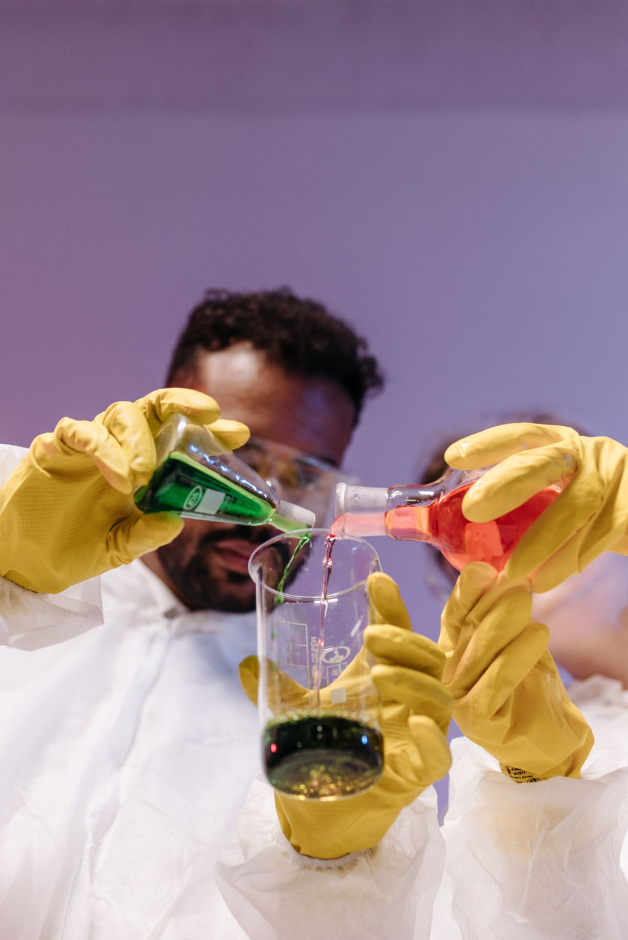Scientists working in a laboratory