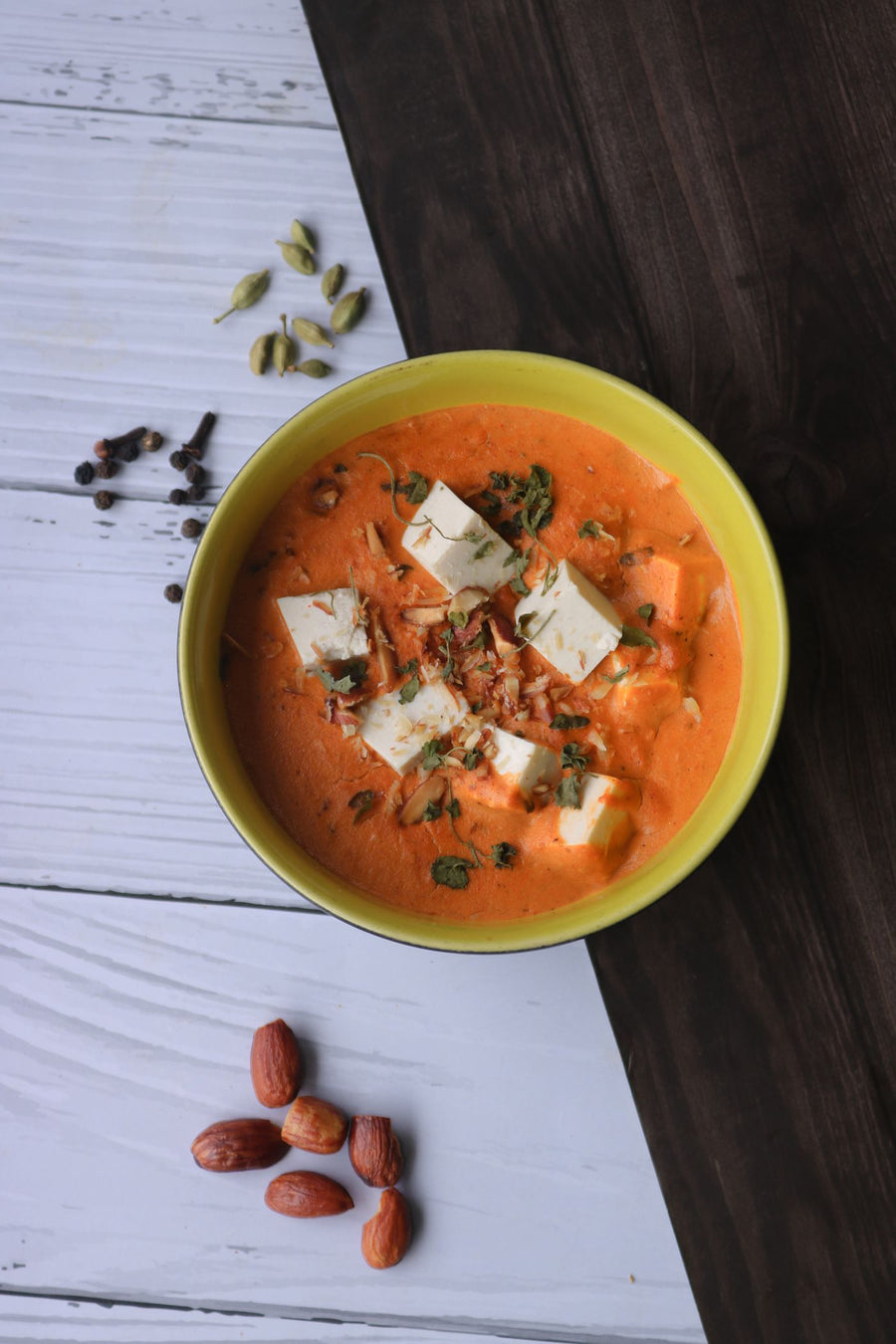 Indian paneer curry